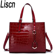 Роскошные сумочки из крокодиловой кожи женские сумки дизайнерские брендовые известные женские сумки на плечо Высококачественная сумка-тоут из искусственной кожи