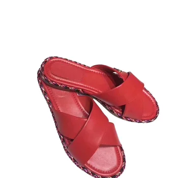 

2019 Hot Shoes Women Summer Slippers Cozy Flats Slingbacks Female Outside Loafer Woman Zapatos De Mujur Casual Flip Flop