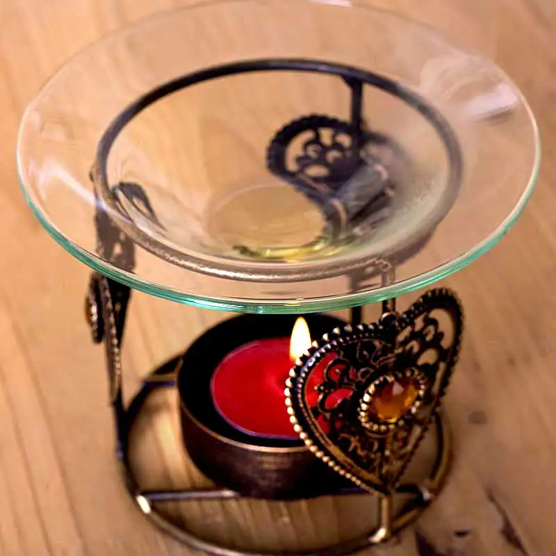 Classical Candle Holder Oil Aroma Device Bronze Aromatherapy Furnace