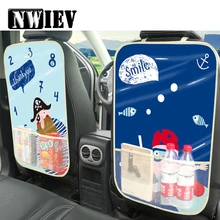 NWIEV детский коврик для защиты спинки сиденья Водонепроницаемый чехол для Chevrolet Cruze Jeep Lada granta vesta Mercedes Benz W203 W204