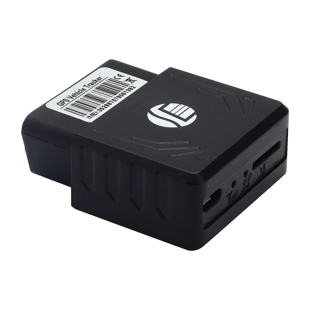 التوصيل لعب TK306 OBD GPS المقتفي سيارة GSM جهاز تتبع المركبات OBD2 16 دبوس واجهة gps محدد مع منصة التطبيق
