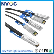 100G QSFP28 медный кабель прямого подключения, QSFP28-4SFP 100G-CU1M 30AWG 1 м пассивный медный кабель прямого подключения Twinax DAC