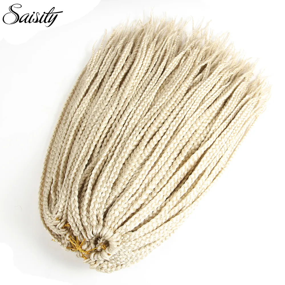 

Saisity box braids crochet hair synthetic braiding hair extensions jumbo crochet braids wholesale african hair 14" 18"