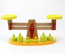 Montessori teaching aids wooden balance toys balance toys wooden puzzle children s toys 1 2 3