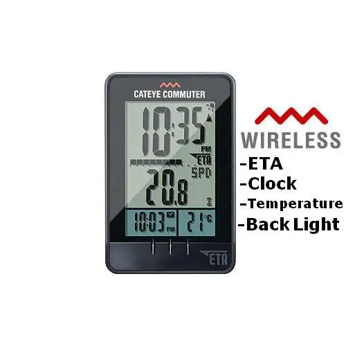 CATEYE Wireless CC COM10W ETA Clock Temperature Back