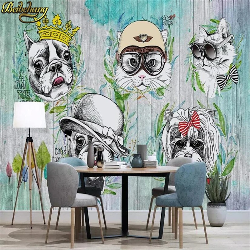 Beibehang Papier Peint Photo Personnalise 3d Dessin Anime D Animaux Chat Chien Arriere Plan De Chambre D Enfants Peinture 3d Decor Mural Pour La Maison Aliexpress Beibehang Papier Peint Photo Personnalise 3d Dessin Anime D Animaux Chat Chien Arriere Plan De Chambre D Enfants Peinture 3d Decor Mural Pour La Maison Aliexpress