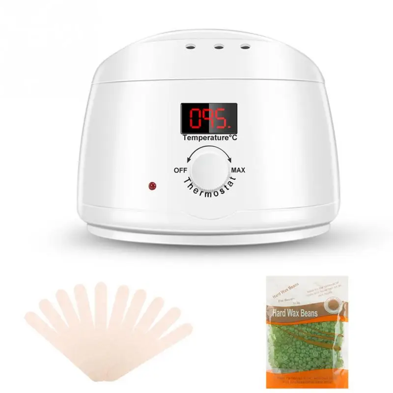

Wax Beans Hair Removal Digital Screen Depilatory Kit Beeswax Melting Machine Arm Body Hair Removal Wax Bean Heater