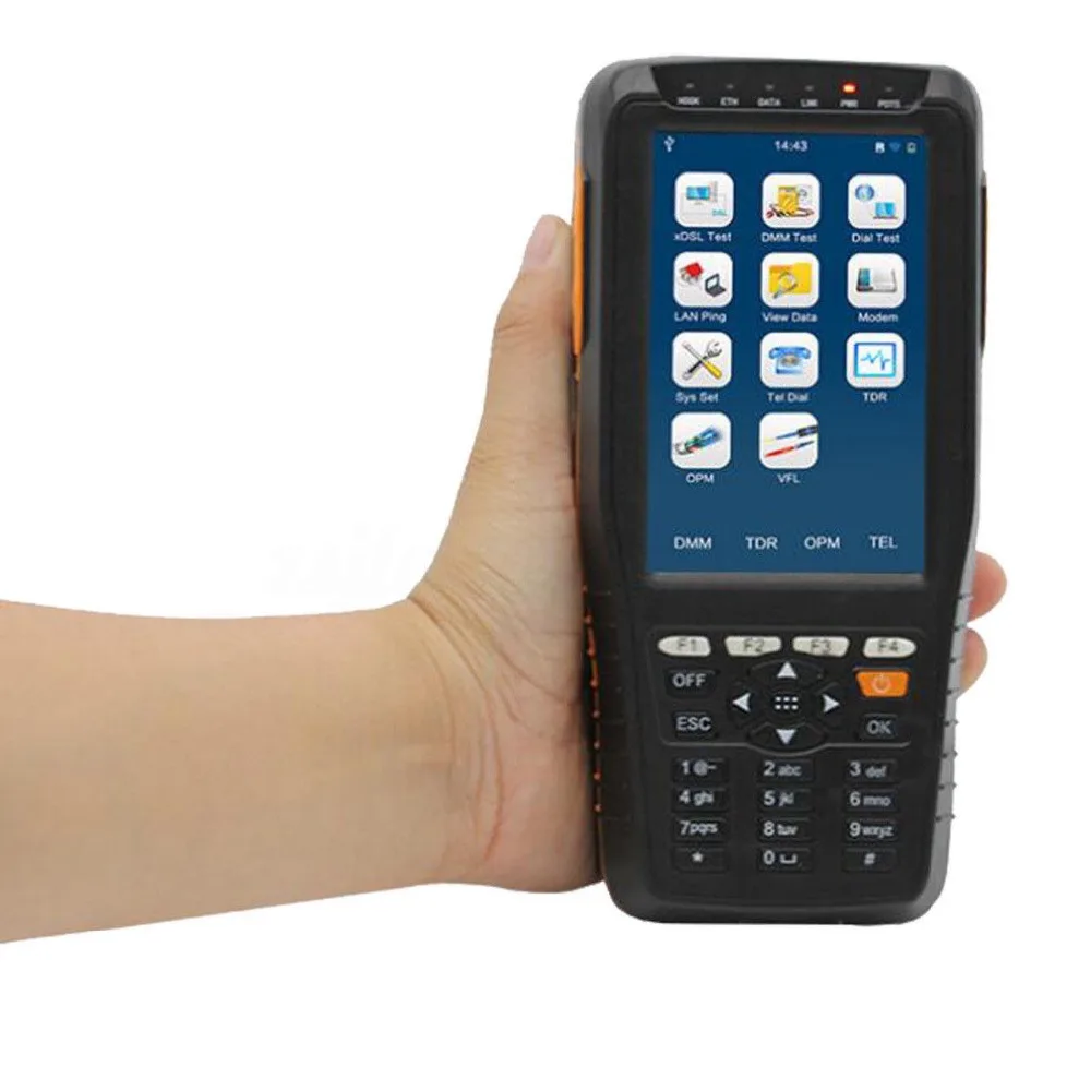 

Free Shipping By DHL TM-600 VDSL VDSL2 Tester for xDSL Line Test and Maintenance Tool ADSL VDSL2 DMM With English Language