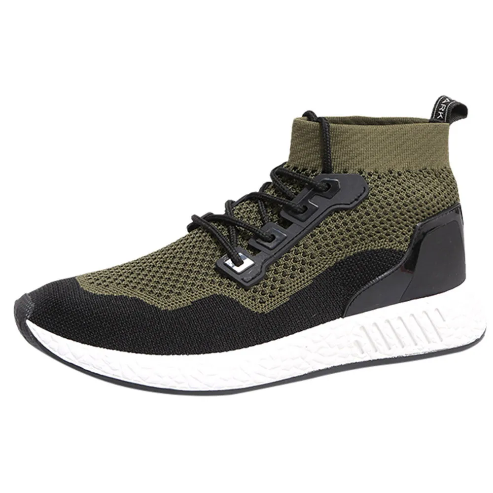 watermelon Sneakers Noir Marche Respirant Casual Lumière up Homme De Mode Course 2019 rouge Loisirs Sport vert Dentelle Plat Hommes Chaussures Red 6gnHF