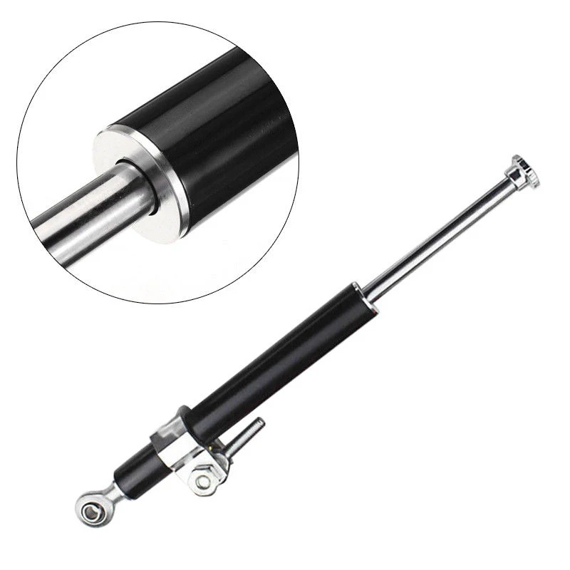 Motorcycle 33cm Aluminum Steering Damper Stabilizer Rod 30mm Fork Clamp Latest