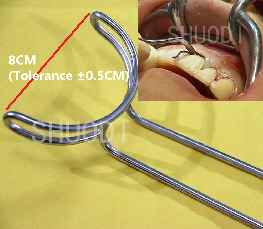 Surgical Dental Implant Large Mouth Mouth Gag Opener Retractors 8cm Lab