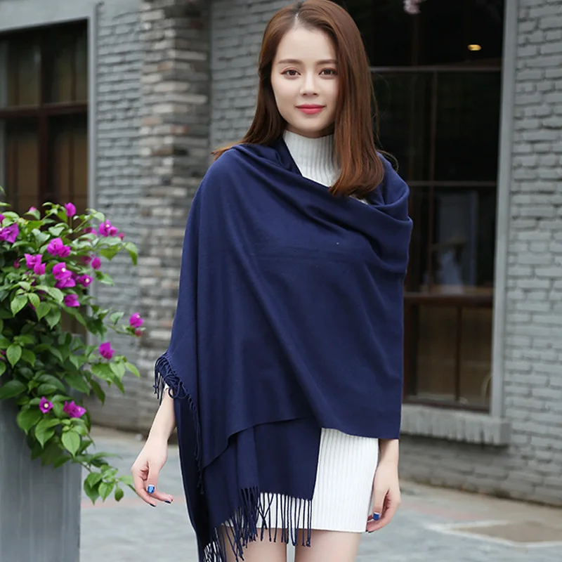 Navy Blue Scarf for Women
