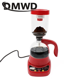 

DMWD Electric Japanese Style Siphon Coffee Maker Glass Vacuum Coffee Machine 3 Cups Brewer Drip Tea Pot Filter Kettle Heater EU