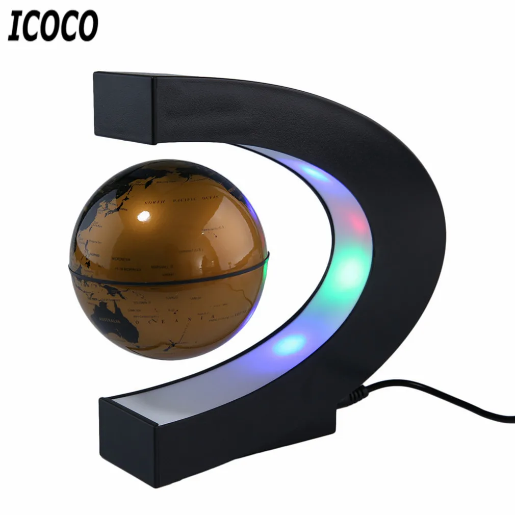 Mapa do Mundo Decoração para Casa Forma Flutuante Globo Levitação Magnética Luz Antigravidade Magnetiva Bola Natal Aniversário c Led 11 Cheap Iluminação Novelty