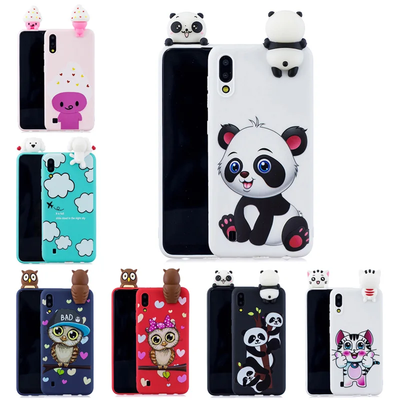 

3D Soft Silicone TPU Case For Samsung A30 Lovely Patterned Cartoon Case For Samsung A10 A20 A30 A40 A50 A70 M10 M20 M30 Case