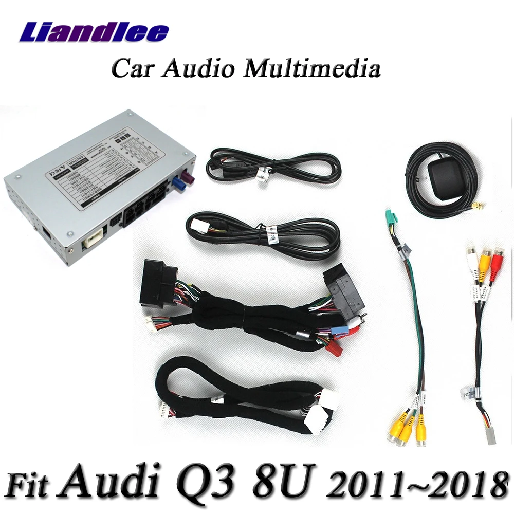 Top Liandlee Car Android System For Audi Q3 8U 2011~2018 With AUX Radio TV BT CD DVD Player GPS Navi Navigation BT Screen Multimedia 5