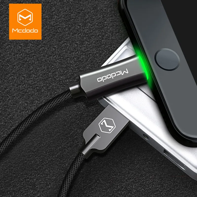 

MCDODO USB Cable For iPhone XS MAX X 7 8 5 6s plus Cable Charger Auto Disconnect Fast Charging Data Cable Cord For iPhone cable