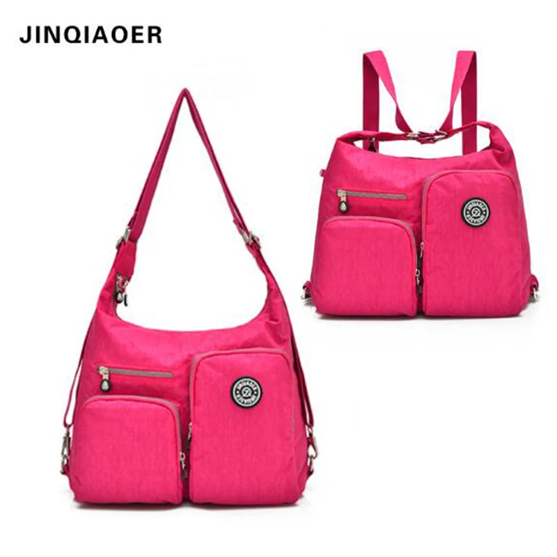 JINQIAOER Brand Nylon Bag Large Capacity Waterproof Handbag Female Casual Tote Fashion Women Shoulder Bag Crossbody