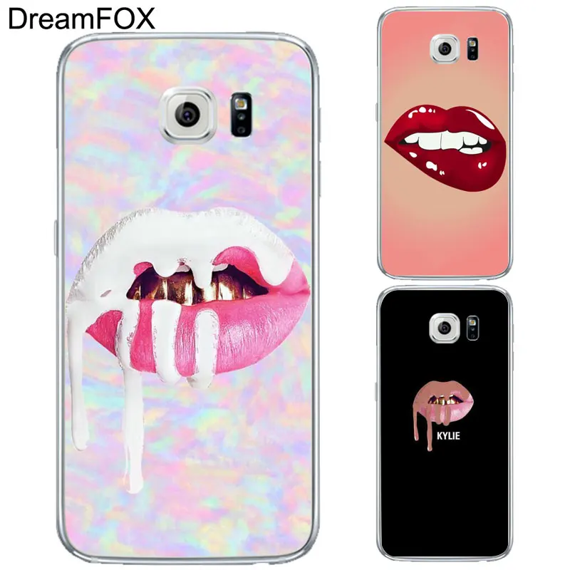 DREAMFOX L159 модный Мягкий ТПУ силиконовый чехол с губами для samsung Galaxy S5 S6 S7 S8 S9 S10 S11 5G S11E