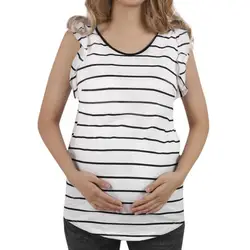 2018 Новый Для женщин уход за матерью с капюшоном одежда с длинным рукавом Повседневное Топы; одежда для кормящих мам; блузка для беременных