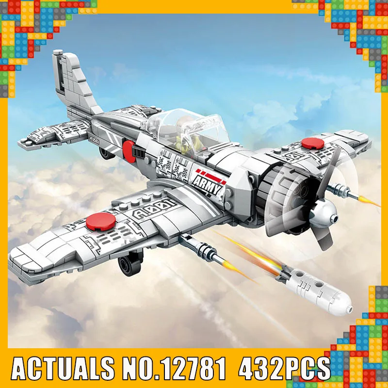 

12781 World War Modern Military Japan Army A6M Zero Fighter WW2 Air Force Building Block compatible with Legoingly DIY Kid Toys
