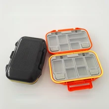 11,5X7,8X3,5 см рыболовные снасти коробки двойной слой 12 отсеков рыболовные приманки чехол для хранения рыболовные снасти аксессуары