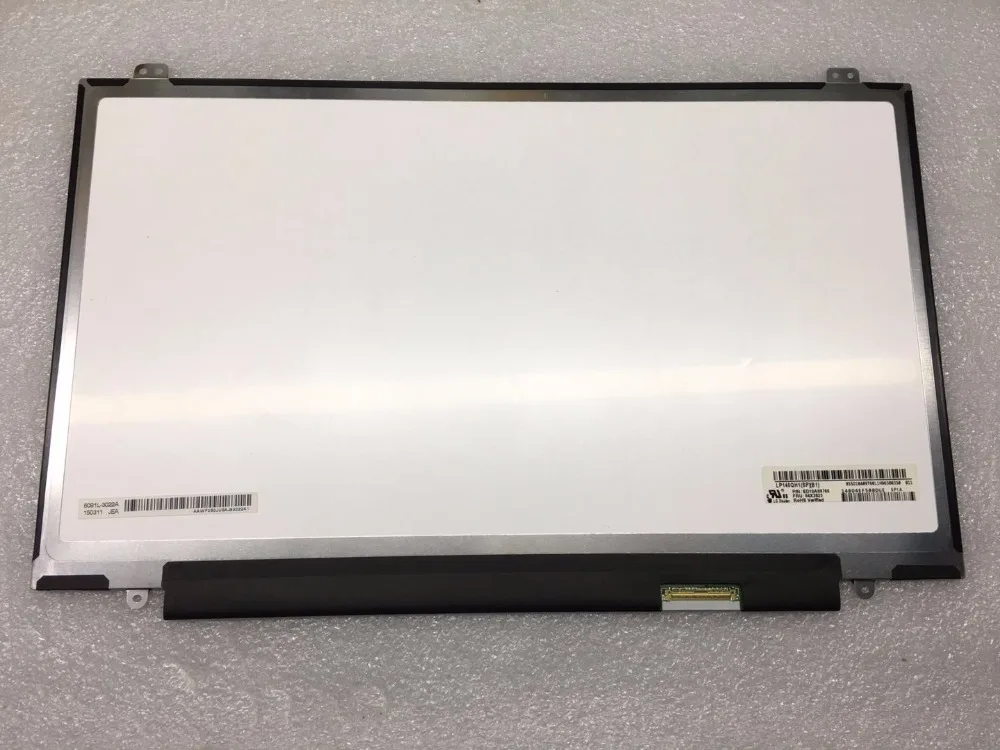 

GrassRoot 14" inch LCD LED Screen FOR Lenovo 00HN826 SD10A09837 LP140QH1(SP)(B1) Non-touch B140QH1-SPB1 QHD 2560*1440 Edp 40pin