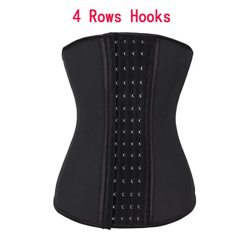 Brand New 4 Row Hooks Women Latex Corset Slimming Body Shaper Bustier
