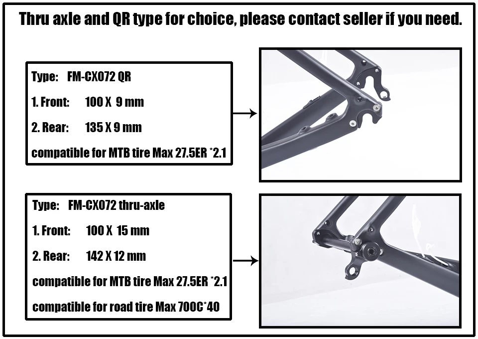 Top 2019 Full Carbon gravel frame Thru axle Di2 Gravel Bicycle Frame Disc Bike axle 142*12 or 135*9 XS/S/M/L/XL 3