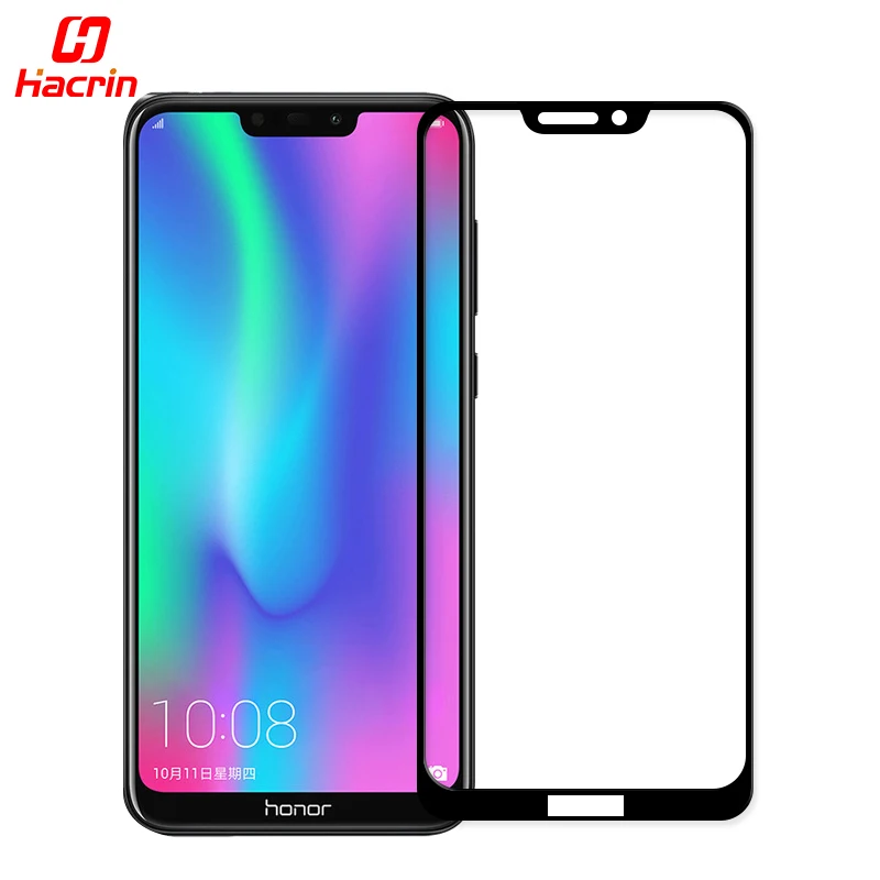 Стекло для huawei Honor 8C закаленное стекло полное покрытие ультра тонкий Анти взрыв