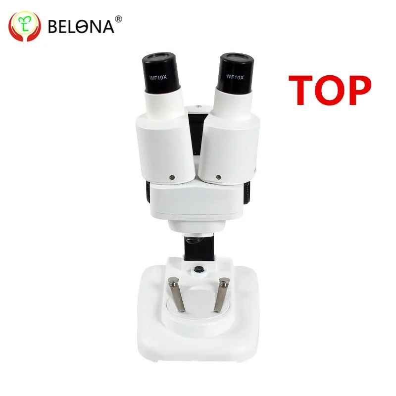

Belona 20X Binocular Stereo Microscope LED PCB Soldering Tool Mobile Phone Repair Slides Mineral Watching Microscope Kids Gift