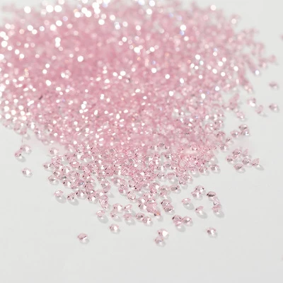 1400 шт 2 мм Акриловые Алмазные конфетти декор для венчания ремесла алмазные конфетти Разбрасыватели конфетти для стола прозрачные Кристальные центральные Вечерние - Цвет: Pink