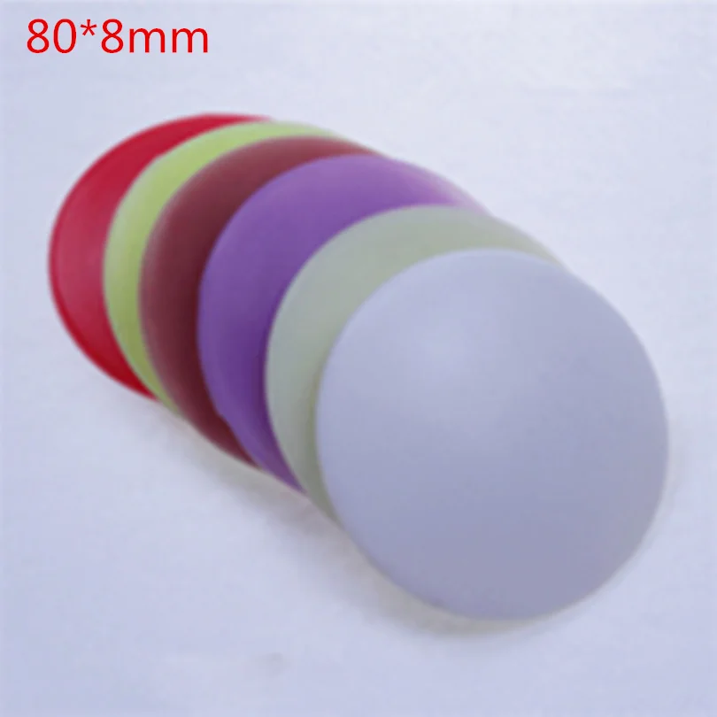 

Free Shipping 5PCS 80mmx 8mm big size sticky wall bumper door handle bumper anti slip silicone rubber Door Stopper Door Wedge