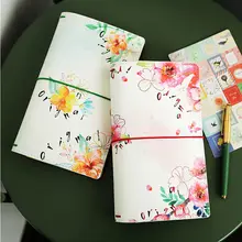 Papel de relleno para cuaderno de viajero estándar de Yiwi Midori, planificador de la semana del mes, recarga de diario Retro, papelería de núcleo interno Vintage