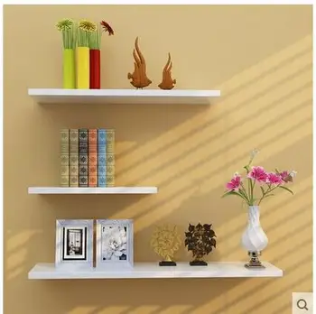 

The wall is set up on the wall shelf bedroom multiple bookshelf is free of perforative simple modern adornment