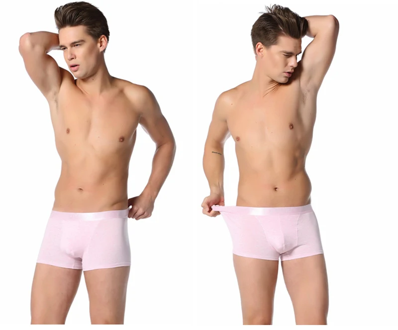 Gay Men Underwear Color Cotton Sexy Panties Boxer Shorts Loose Calvinfully Boxers Pour Homme Klen Underwear Brand Men underpants09