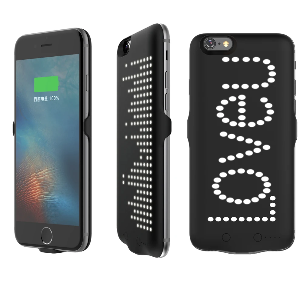 Koop INTLMATE slanke batterij opladen gevallen met app controle ontwerp foto 2000mha voor 4.7 inchscreen iphone 7 iphone 8 iphone 6 6 s