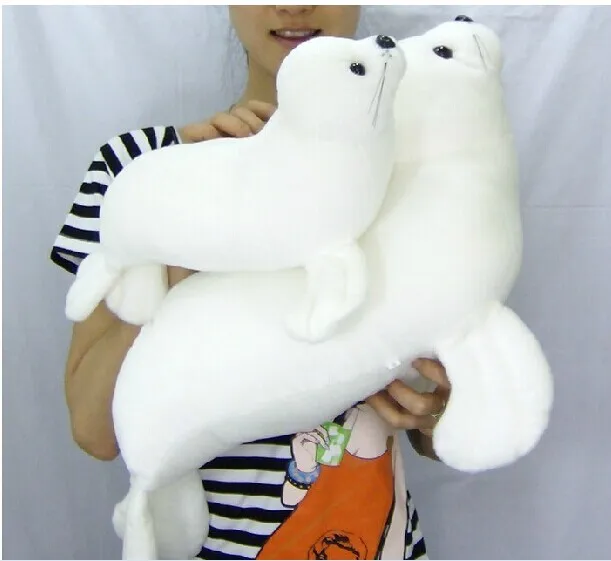 Small Plush Toys Sea Lions Stuffed Toy White High Quality Sea