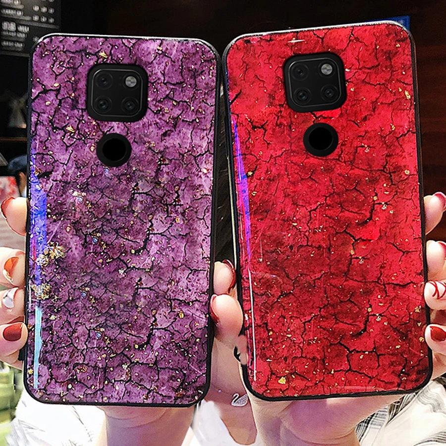 

case for huawei mate 20 10 pro P20 lite pro nova 3i 3 4 honor 10 8x case cover glitter gold foil marble tpu+pc phone bag capa