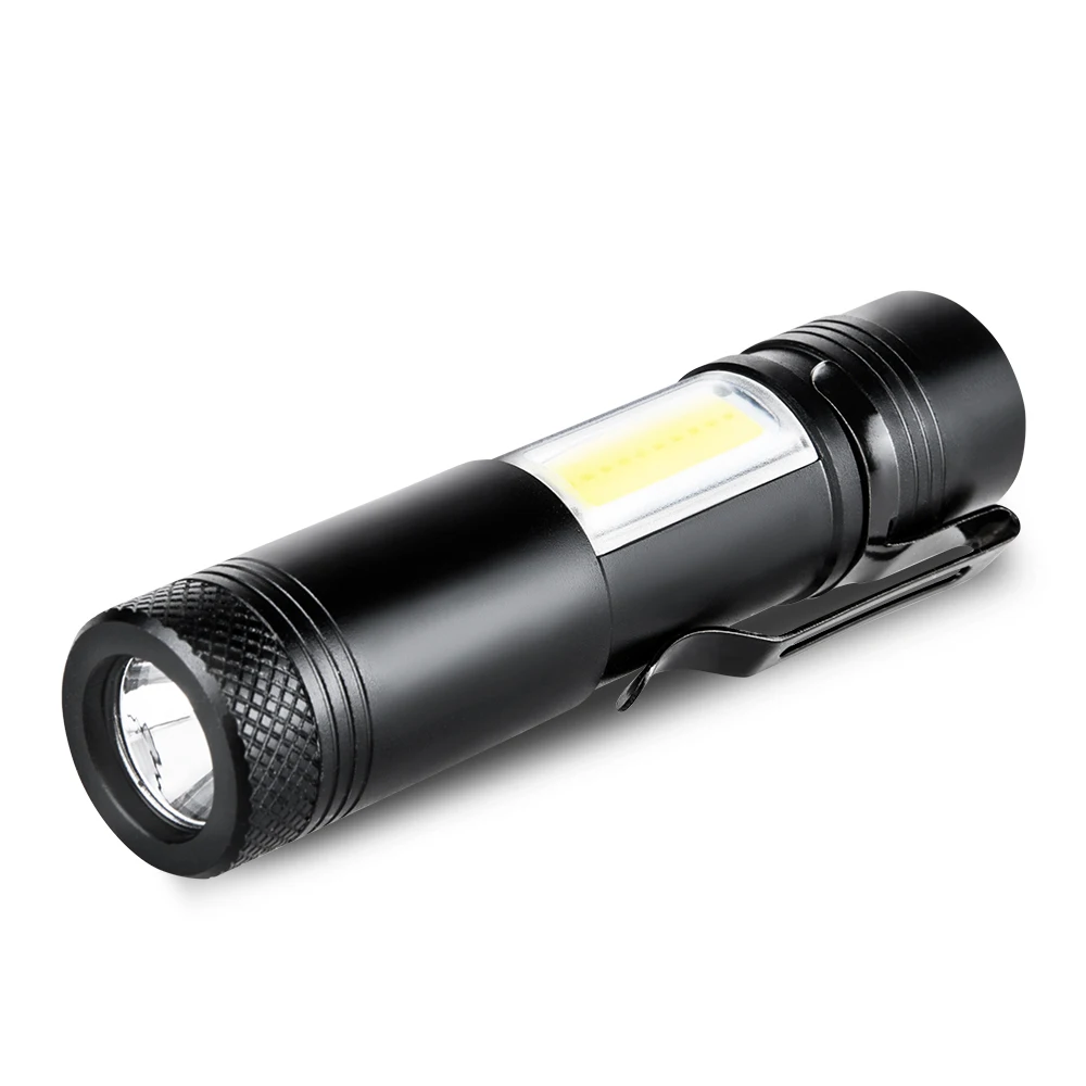 Multifunction IP65 Waterproof Flashlight AA14500  LED Outdoor Camping 4 Modes Portable CREE Chip Powerful Mini Torch Flashlight (1)