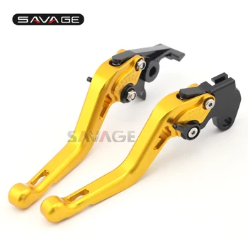 

For YAMAHA BT1100 Bulldog 2003-2004 Motorcycle Accessories CNC Aluminum Adjustable Short Brake Clutch Levers Gold
