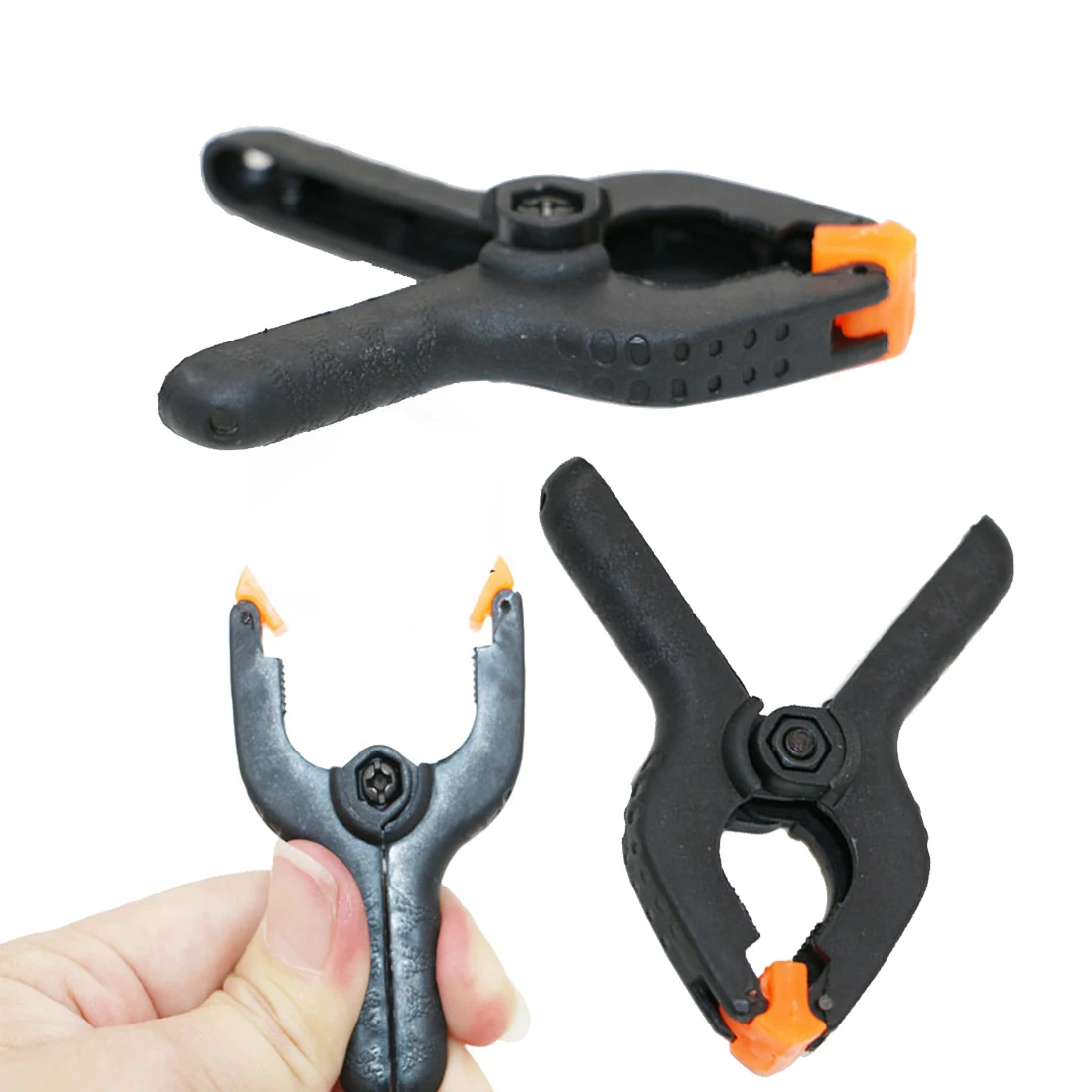 

10pcs Woodworking Spring Clip Toggle Clamps 2 inch DIY Tools Plastic Nylon for Photo Studio Background Clamp Heavy