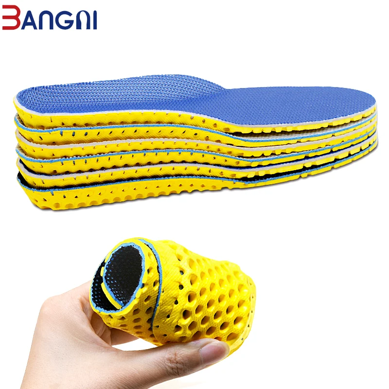 

3ANGNI 1 Pair Shoes Insoles Sole Orthopedic Memory Foam Sport Arch Support Soft Pad Insert Woman Men For Feet Running Sneaker