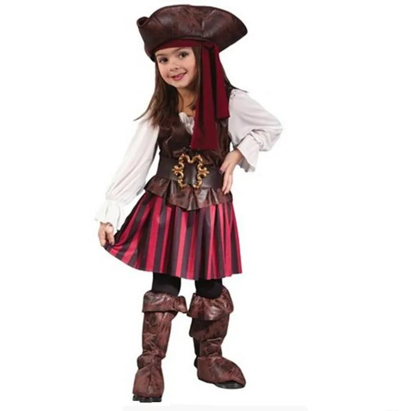 Fantasia De Pirata Infantil Menina - Trajes De Cosplay - AliExpress