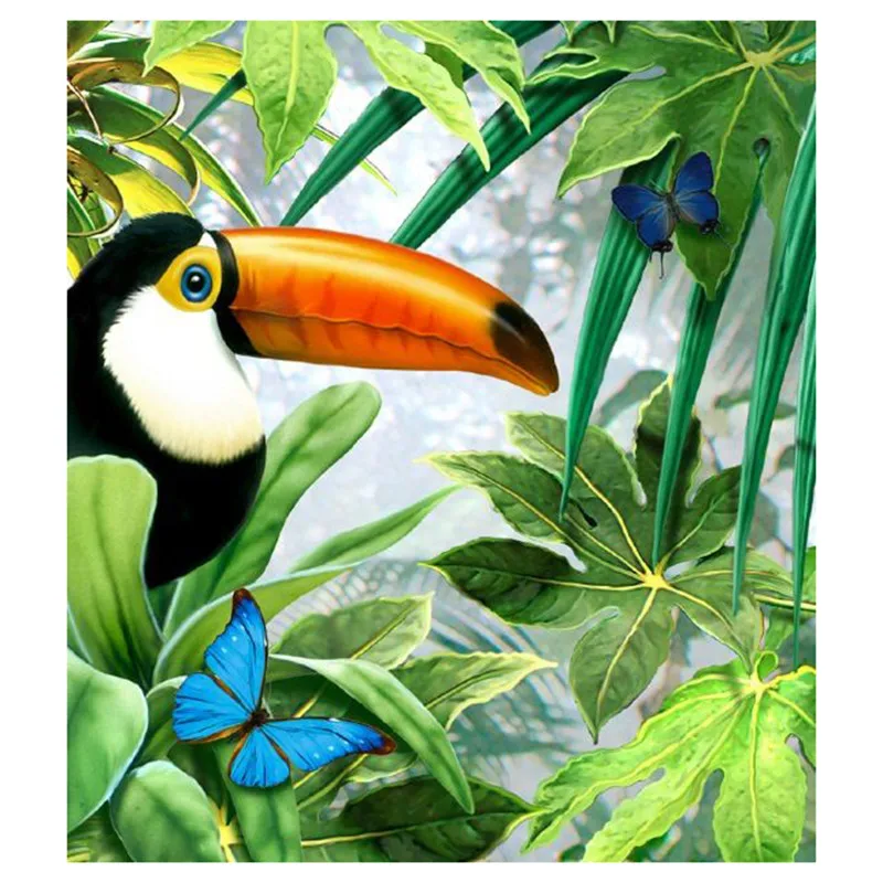 Новое поступление DIY Алмазная краска ing рукоделие Toucan 5D полная вышивка крестиком