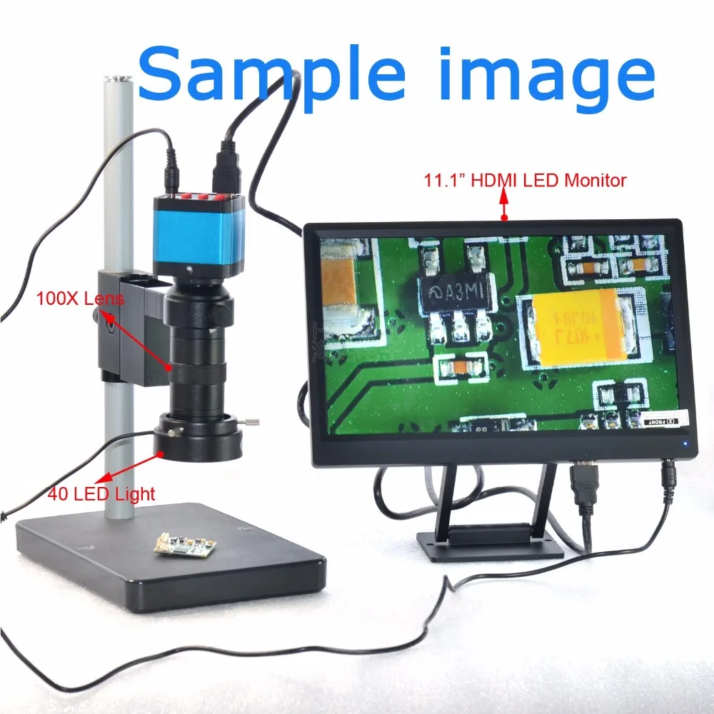 

Industrial Camera Microscope Digital Camera CCD 14.0MP HDMI USB Electronic Eyepiece W/Adapter lens