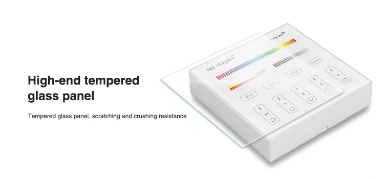 Milight B0 B1 B2 B3 B4 B8 4-Zone 8 Zone 2,4 GHz беспроводная wifi Сенсорная панель диммер/RGBW/RGB+ CCT светодиодный умный пульт дистанционного управления