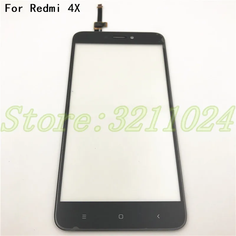 

5.0'' Mobile Phone Touch Panel Screen Glass Lens For Xiaomi Redmi 4X Touchscreen Sensor Touchpad Front Glass