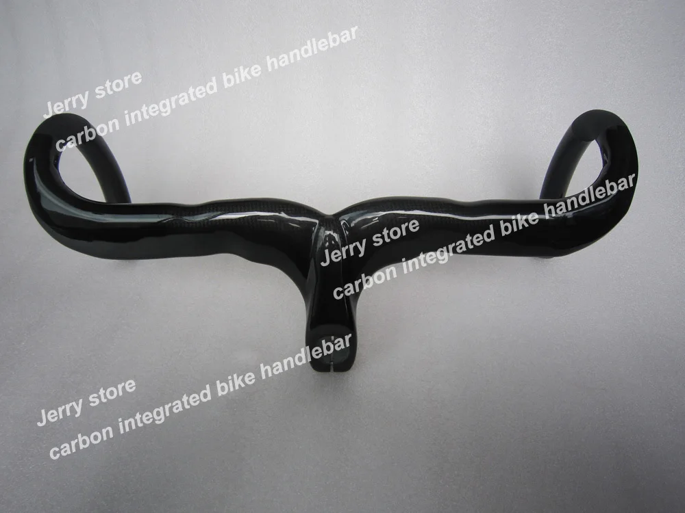 420*120mm road bike handlebar,integrated with stem carbon fiber on sale!