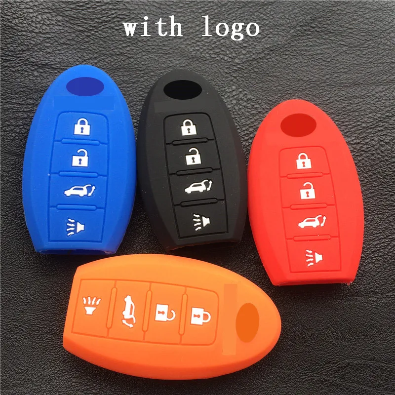 silicone car key cover case for Infiniti G35 G37 QX56 FX35 FX45 JX35 EX35 Smart Key With 4